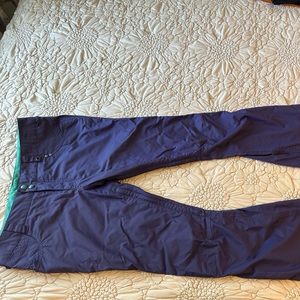Burton White Collection Dryride Snowboarding Ski Pants Purple Size Medium
